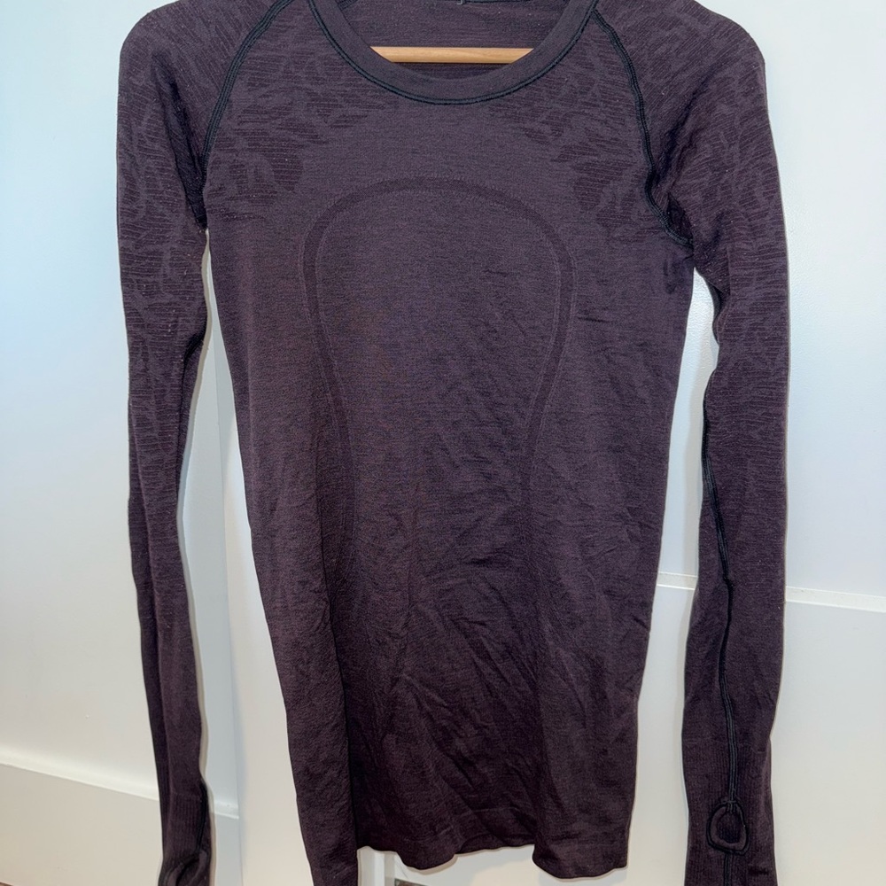 lululemon athletica Long Sleeve Top - Dark Burgundy